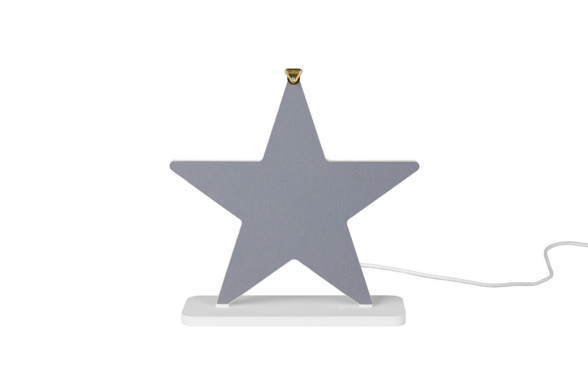 LED-WANDLEUCHTE Etoile 20/20/6 cm  - Weiß, LIFESTYLE, Kunststoff (20/20/6cm)