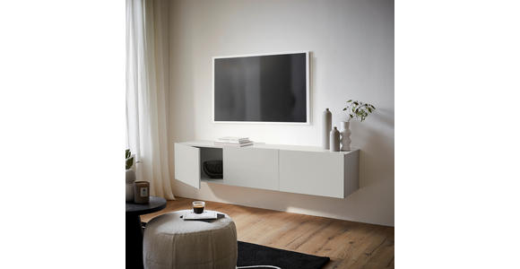 LOWBOARD Newniq in 180/36,7/42 cm - Kaschmir, Design, Holzwerkstoff (180/36,7/42cm) - Hom`in