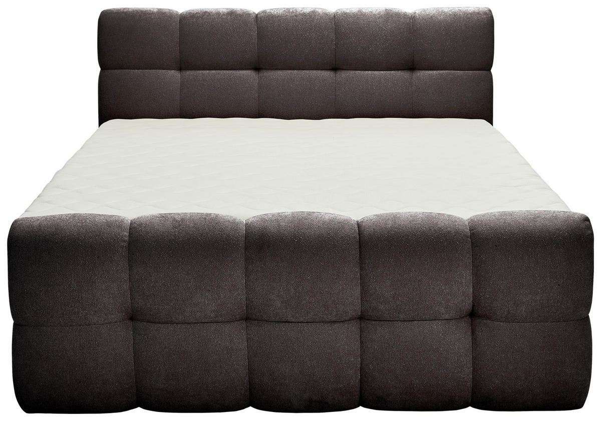 BOXBETT 160/200 cm  in Anthrazit  - Anthrazit/Schwarz, Design, Holz/Kunststoff (160/200cm) - Moderano