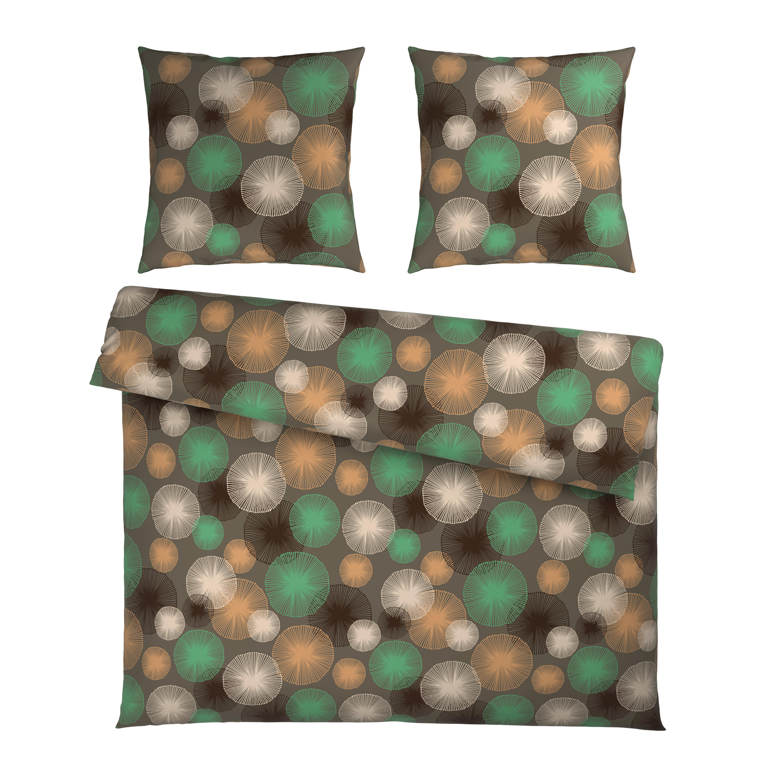 BETTWÄSCHE Satin 200/200 cm  - Grün, Textil (200/200cm) - Esposa