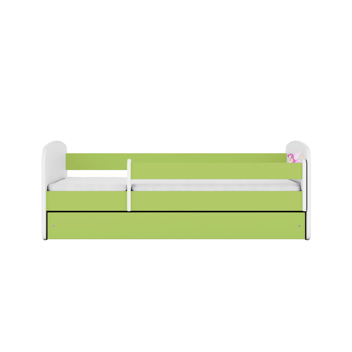 KINDER-/JUNIORBETT - Birkefarben/Weiß, MODERN, Holz/Holzwerkstoff (80/160cm) - MID.YOU