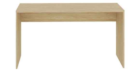 SCHREIBTISCH 135/73/54,5 cm in Eichefarben - Eichefarben, KONVENTIONELL, Holzwerkstoff (135/73/54,5cm) - Hom`in