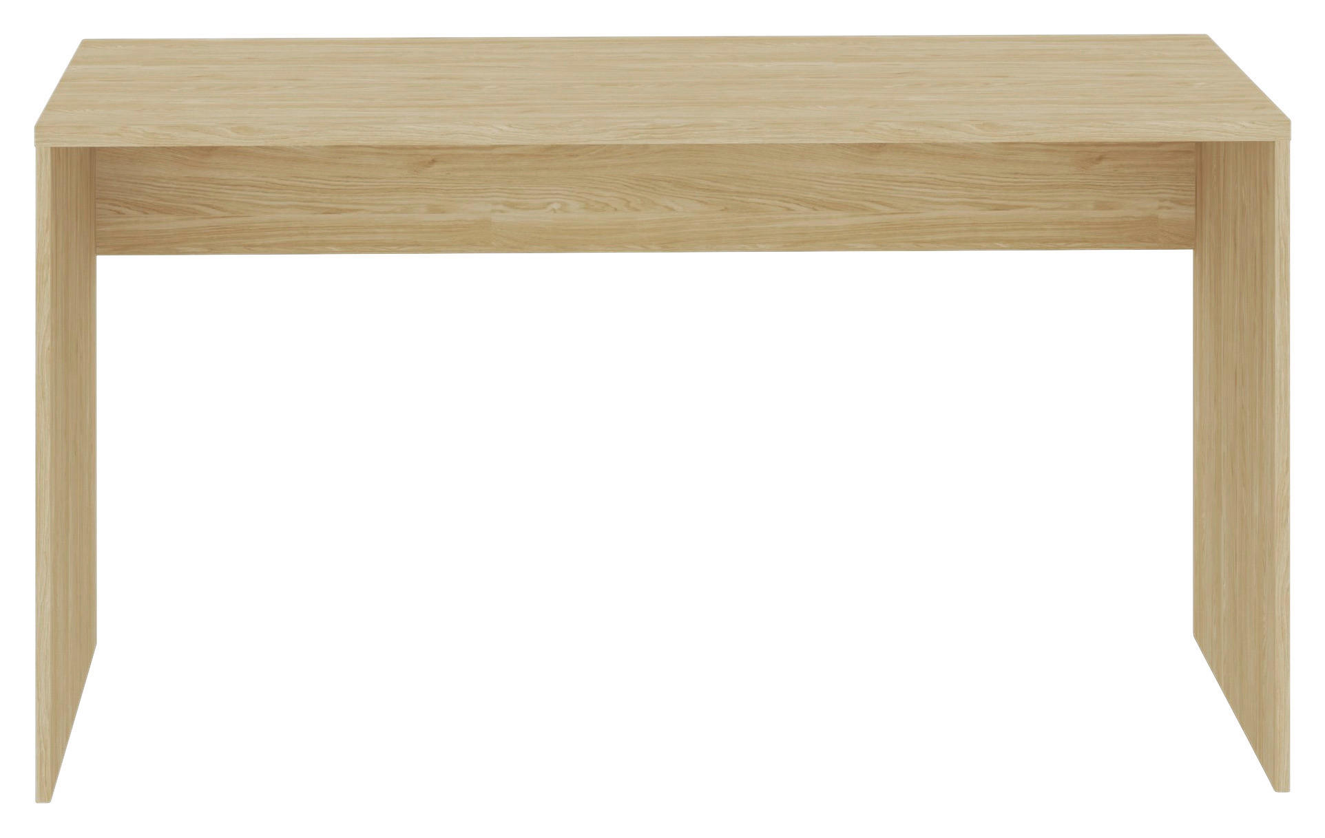 ÍRÓASZTAL  - tölgyfa, Konventionell, faalapú anyag (135/73/54,5cm) - Hom`in