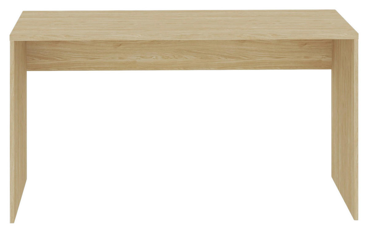 SCHREIBTISCH 135/73/54,5 cm  in Eichefarben  - Eichefarben, Konventionell, Holzwerkstoff (135/73/54,5cm) - Hom`in