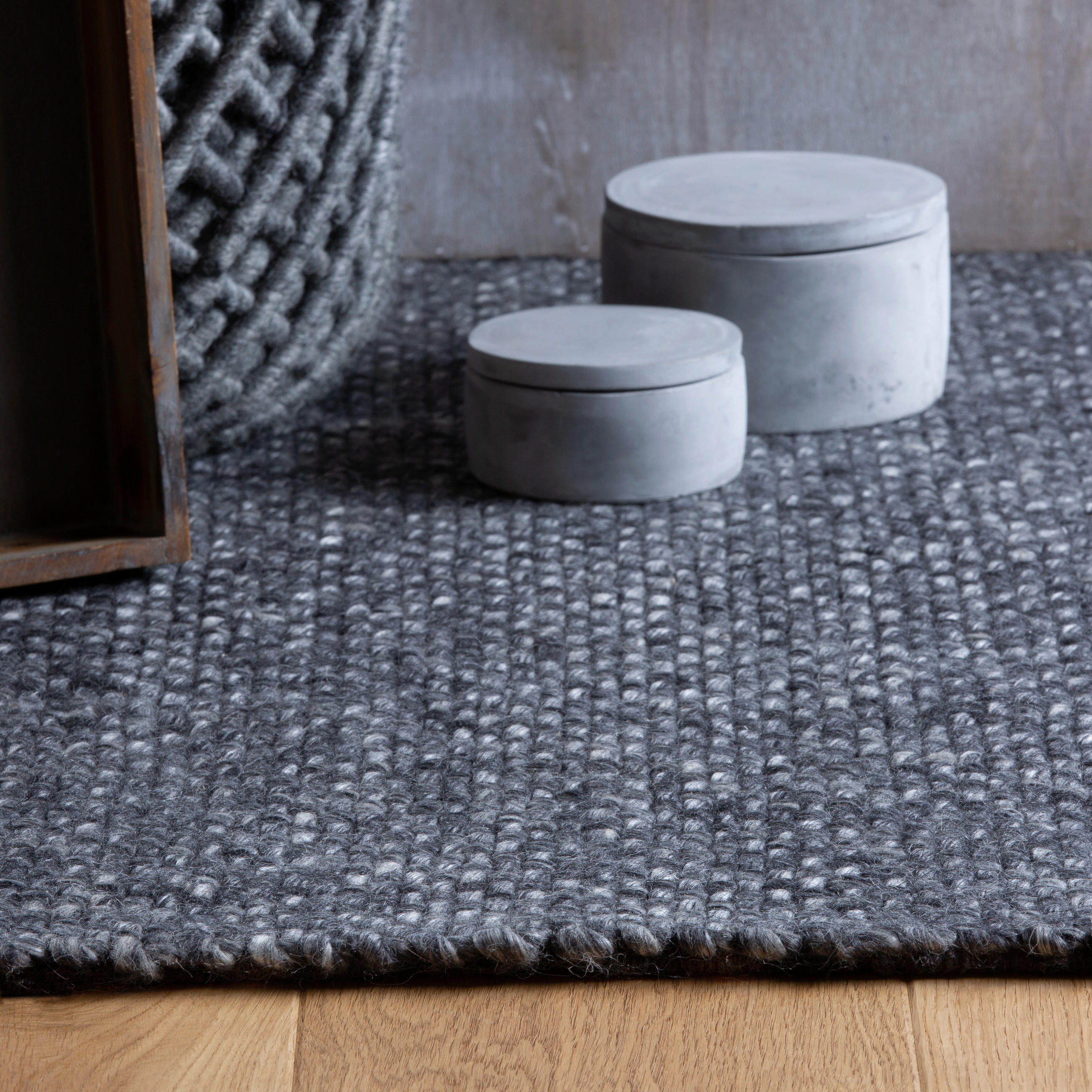 WEBTEPPICH 160/230 cm My Eskil Anthrazit  - Anthrazit, Design, Textil (160/230cm) - Obsession