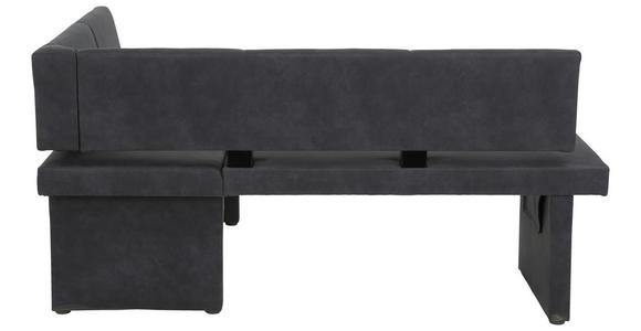 ECKBANK 128/168 cm Mikrofaser Anthrazit   - Anthrazit, MODERN, Textil (128/168cm) - Carryhome
