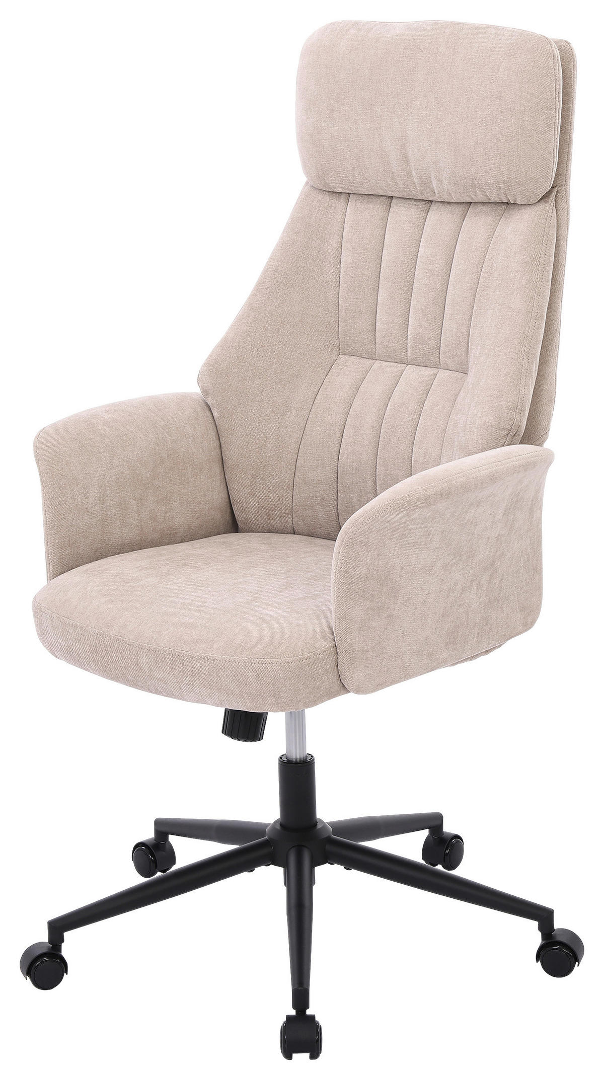 FORGÓSZÉK  zsenília világosbarna  - barna/fekete, Modern, műanyag/textil (66/114/122/64cm) - Livetastic