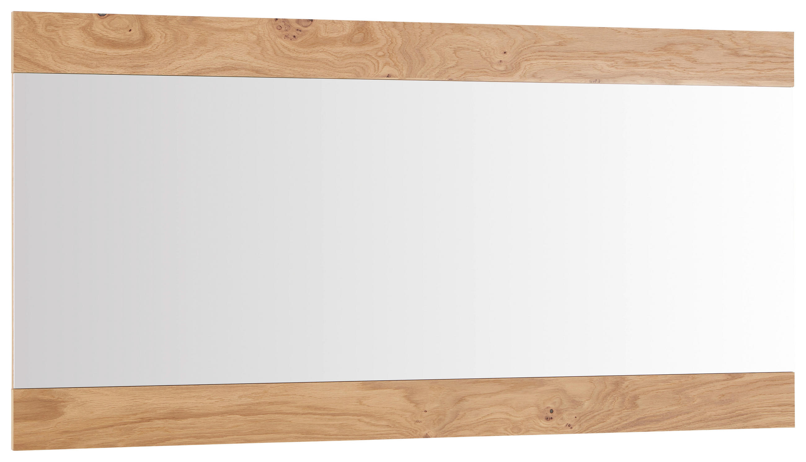 Thumbnail - Dieter Knoll Wandspiegel, Eiche, Glas, furniert, rechteckig, 119x60x2 cm, Made in Germany, waagrecht montierbar, Spiegel...