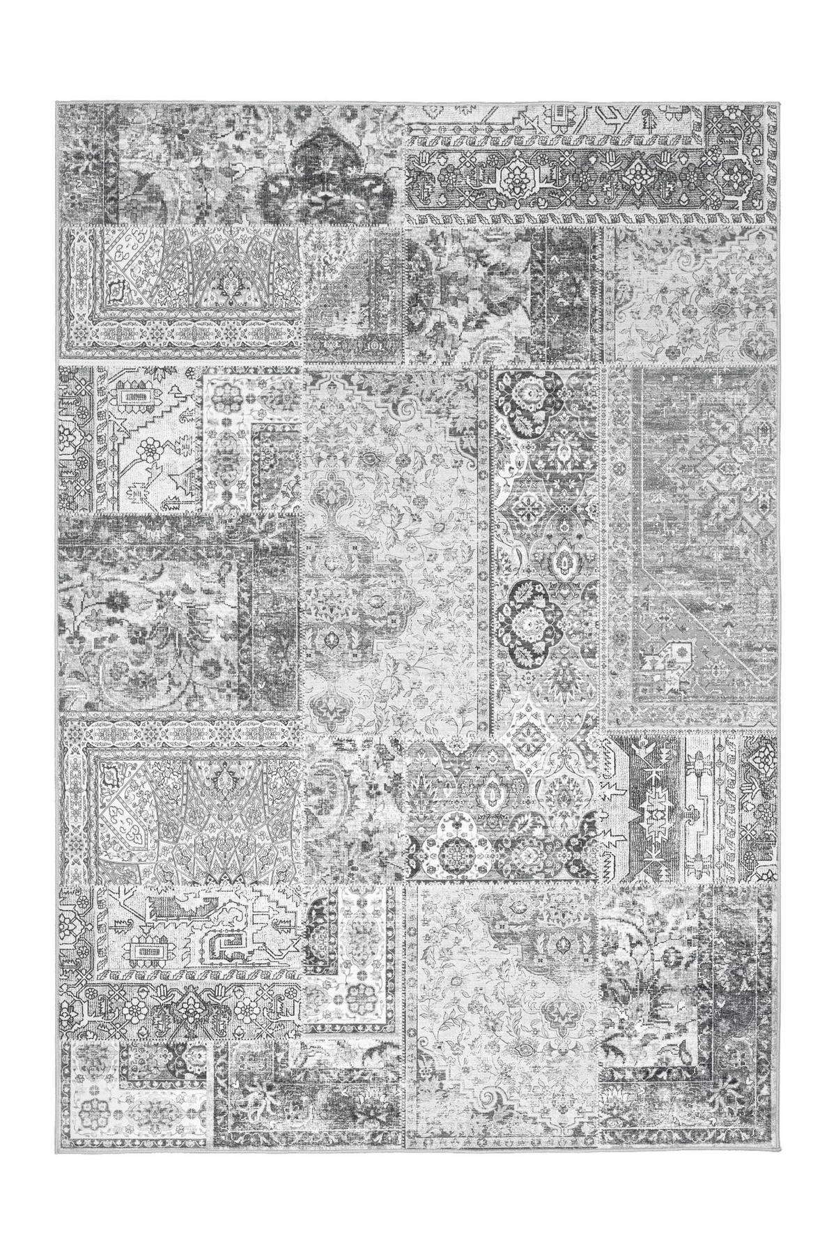 FLACHWEBETEPPICH 120/170 cm Grau  - Grau, Basics, Textil (120/170cm) - Kayoom