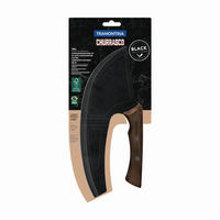 FLEISCHMESSER CHURRASCO  - Schwarz/Braun, Basics, Holz/Metall (26,8/11,3/2,2cm) - TRAMONTINA