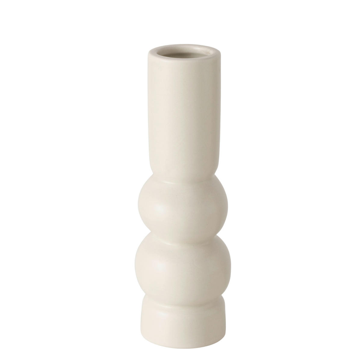 VAS  - beige/cremefärgad, Basics, keramik (6,5/22,5cm) - Boltze Home