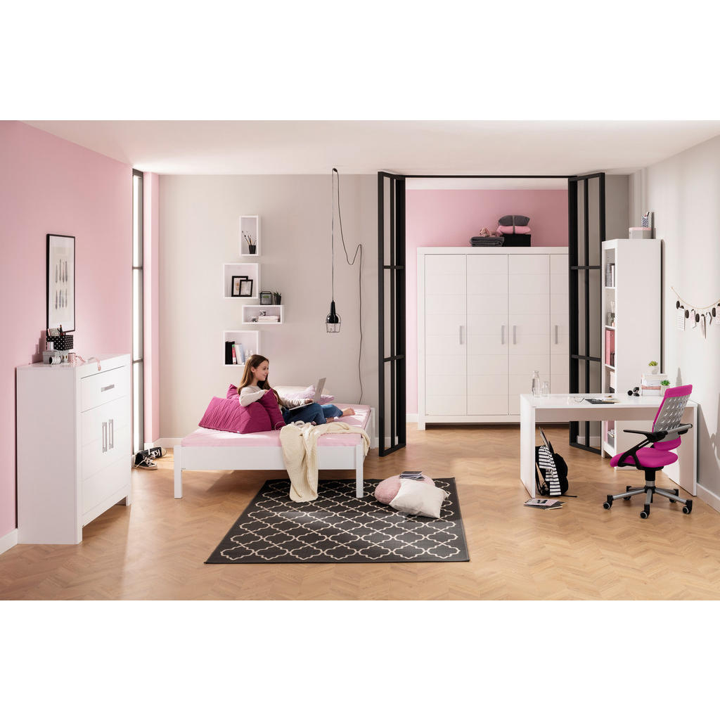 Thumbnail - Paidi Bett Tiago, Weiß, Höhe ca. 15 cm, 90x200 cm, Blauer Engel, Goldenes M, Kinder- & Jugendzimmer, Kindermöbel, Kinder...
