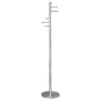 ŠATNÍ STOJAN - barvy nerez oceli, Design, kov (35/177/35cm)