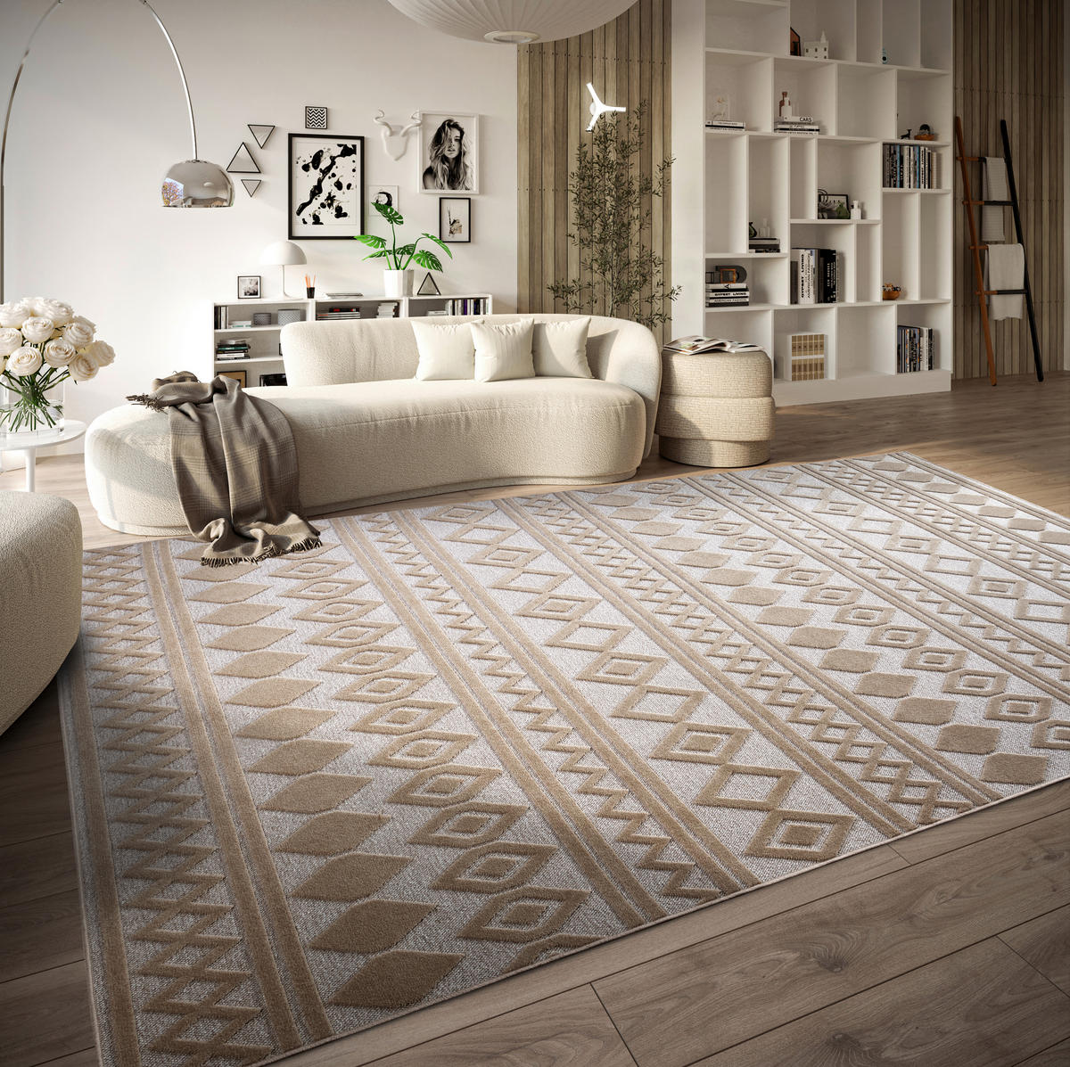 FLACHWEBETEPPICH 160/230 cm Kollektion 1879 Creme  - Creme, Design, Textil (160/230cm) - Villeroy & Boch