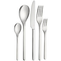 SADA PŘÍBORŮ, nerezová ocel, 30dílné - barvy nerez oceli, Design, kov - Dieter Knoll