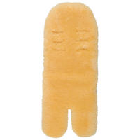 KINDERWAGENEINLAGE - Creme, Basics, Textil/Fell (30/79cm) - Jimmylee