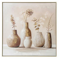 KUNSTDRUCK Stillleben Braun 85/85 cm  - Beige/Braun, LIFESTYLE, Holz/Kunststoff (85/85cm) - Monee