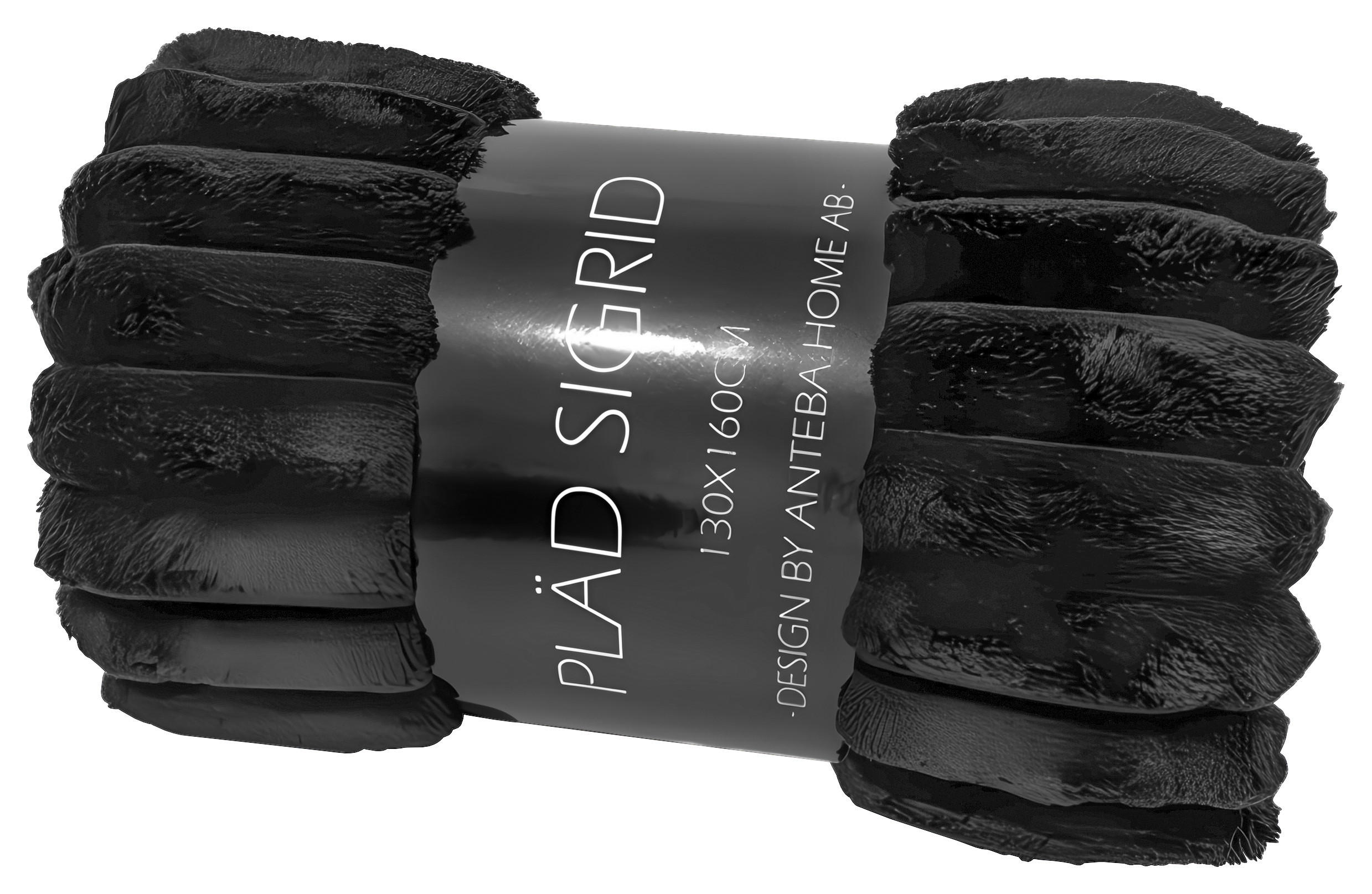 FILT 130/160 cm  - svart, Design, textil (130/160cm)