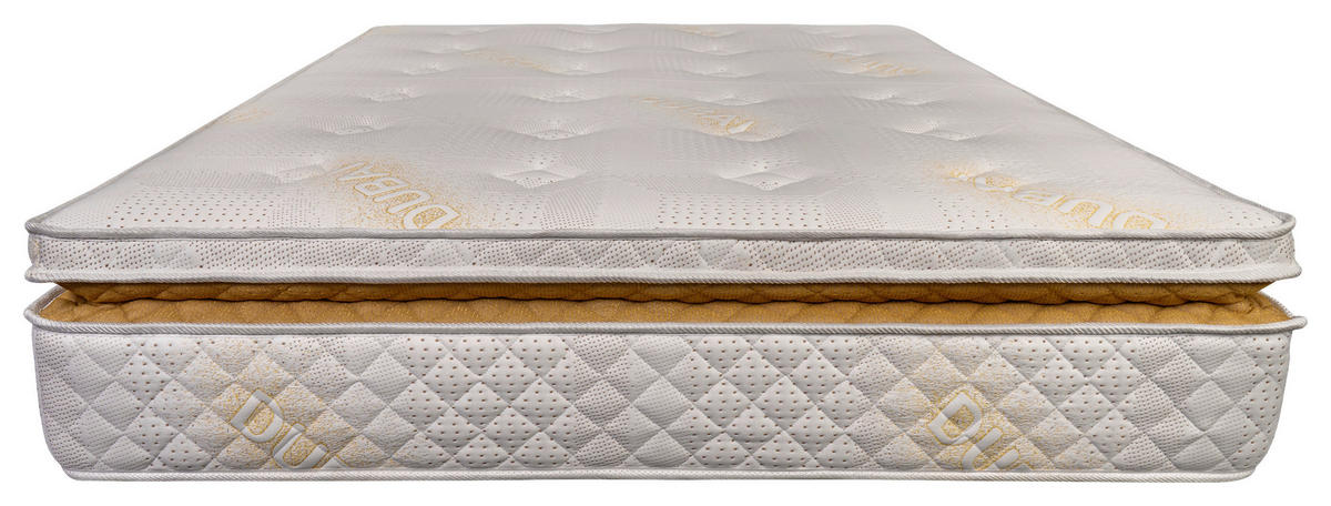 TÁSKARUGÓS MATRAC 160/200 cm  - fehér, Modern, textil (160/200cm) - Novel