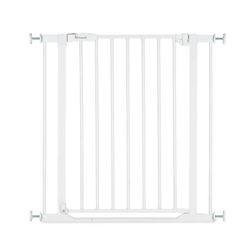 TREPPENSCHUTZGITTER zum Klemmen 75 - 80/77 cm  - Weiß, Basics, Kunststoff/Metall (75 - 80/77cm) - Hauck