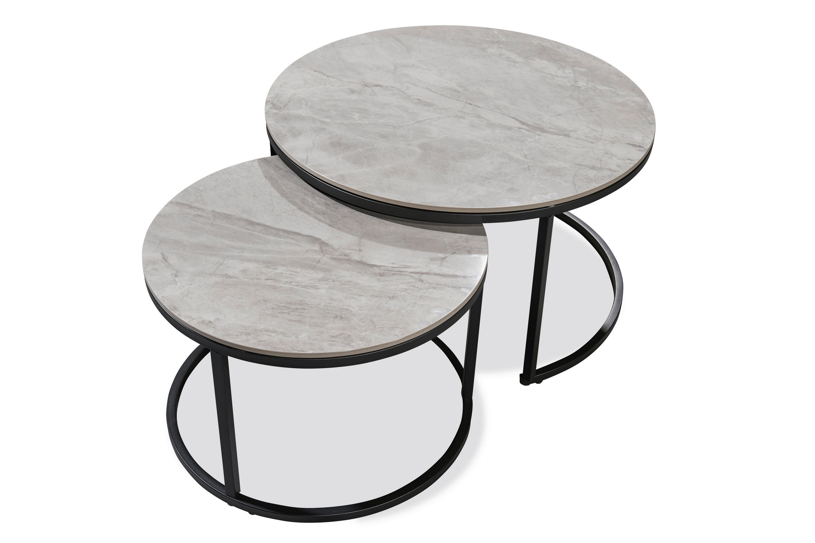 KLUB STOČIĆ  siva, crna  - siva/crna, Moderno, metal/keramika (80/42cm) - Hom`in