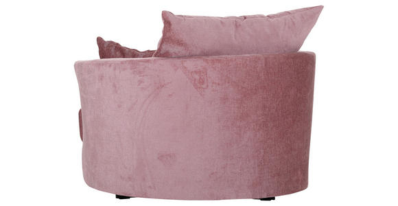SESSEL Chenille Altrosa - Schwarz/Altrosa, KONVENTIONELL, Textil/Metall (115/72/115cm) - Carryhome
