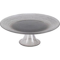 PLATOU CU PICIOR PENTRU TORT 28 cm   - Basics, sticlă (28cm)