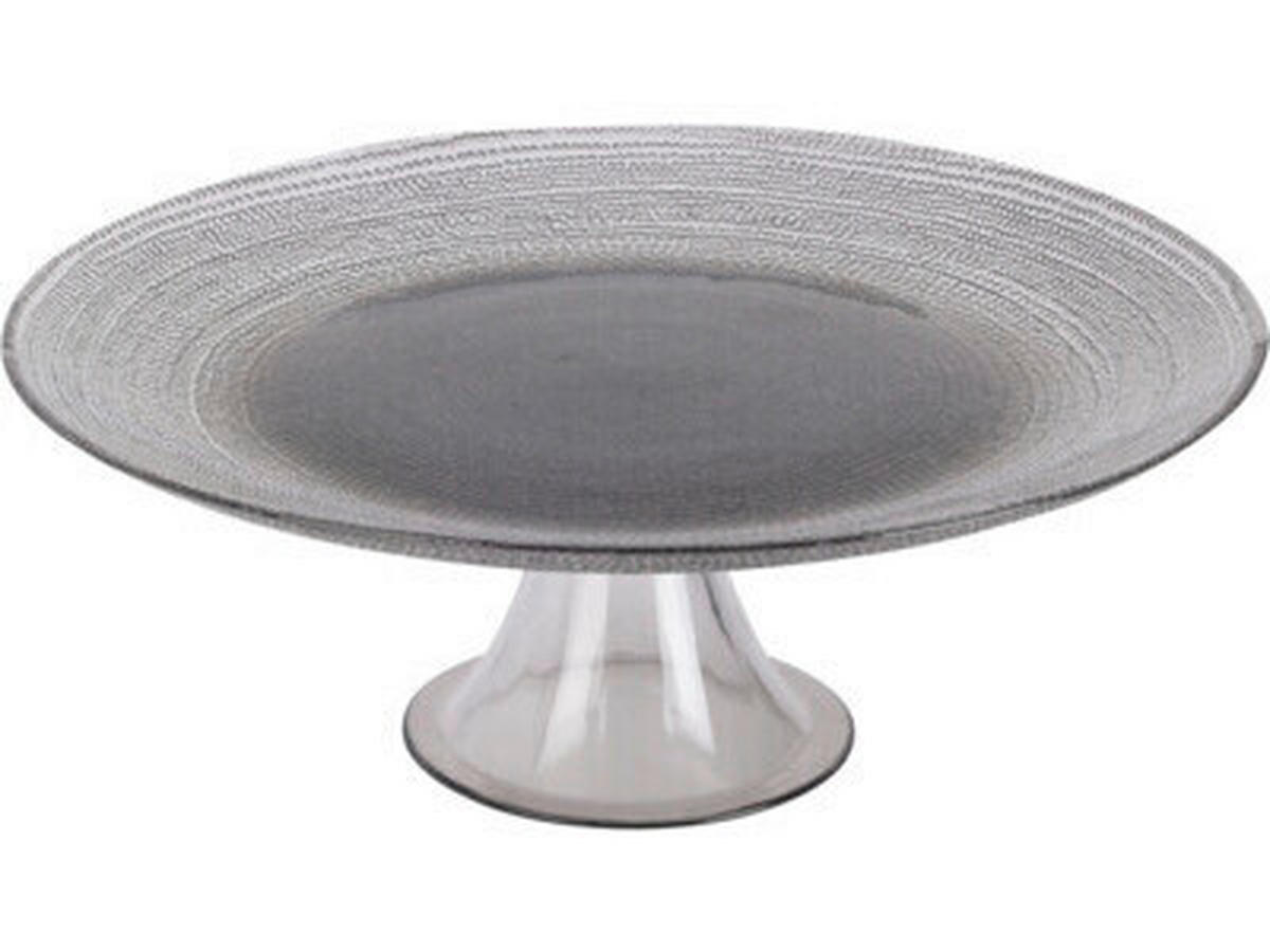 PLATOU CU PICIOR PENTRU TORT 28 cm   - Basics, sticlă (28cm)