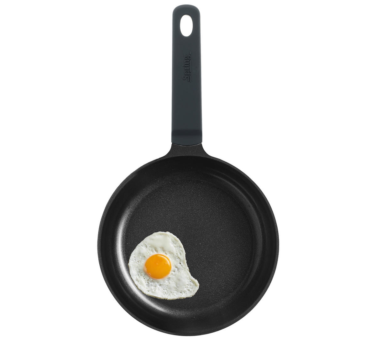 BRATPFANNE PURE Keramikbeschichtung  - Schwarz, Basics, Kunststoff/Metall (16/3,1cm) - Spring