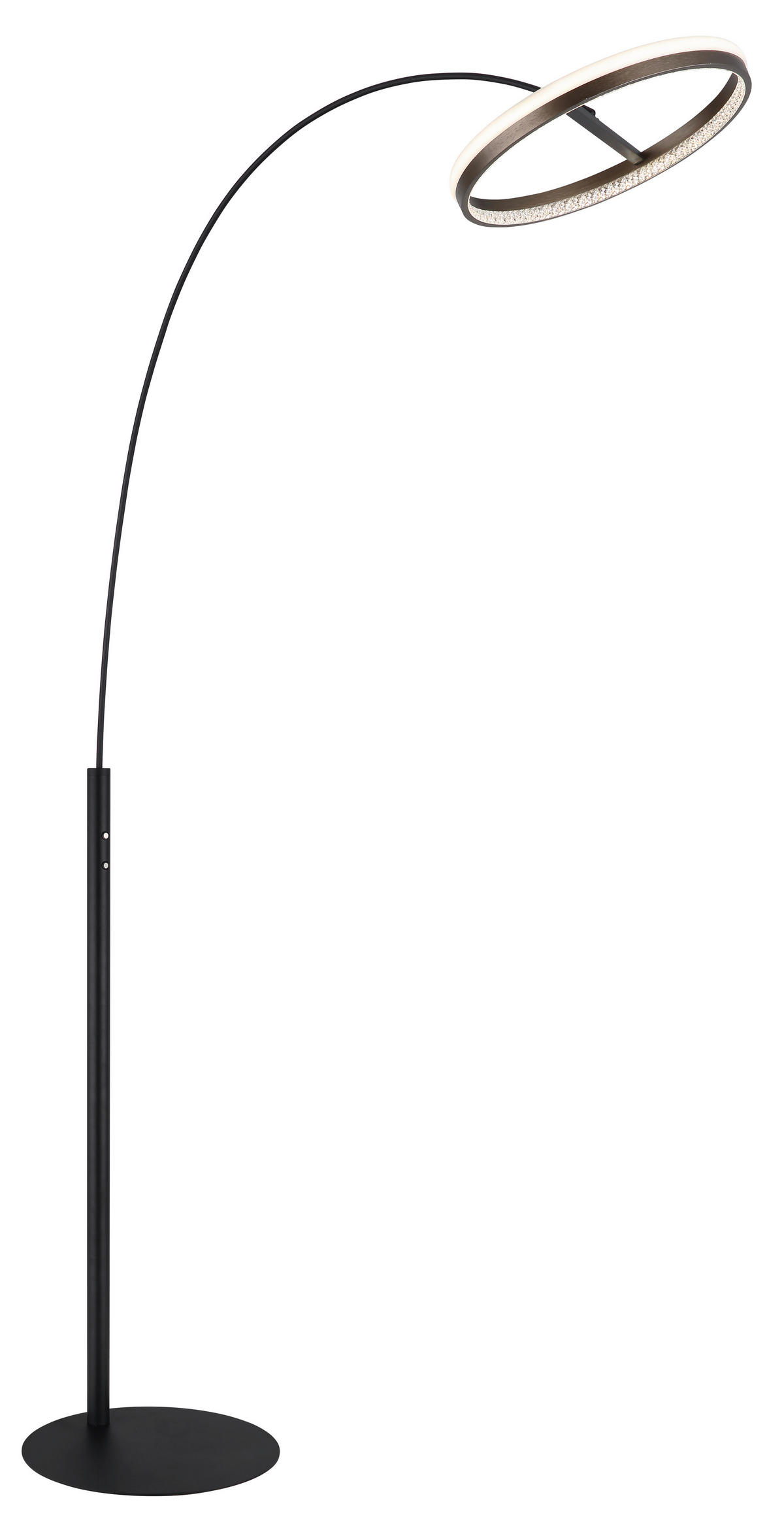 LED-GOLVLAMPA DELLA 92,5/39,5/190,4 cm    - klar/vit, Design, metall/plast (92,5/39,5/190,4cm) - Globo