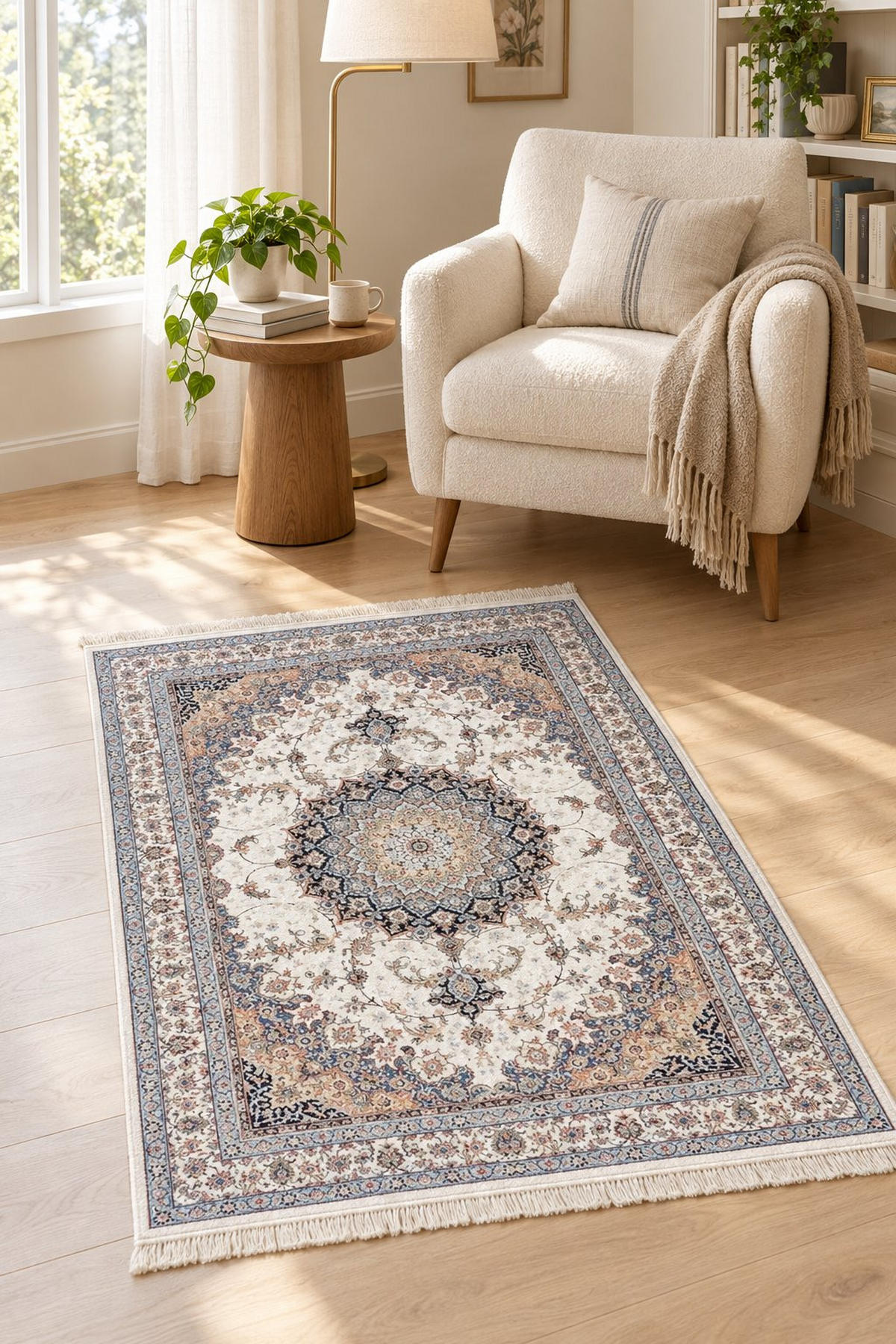 TKANÝ KOBEREC, 80/150 cm krémová, vícebarevná - krémová/vícebarevná, Lifestyle, textil (80/150cm) - Novel