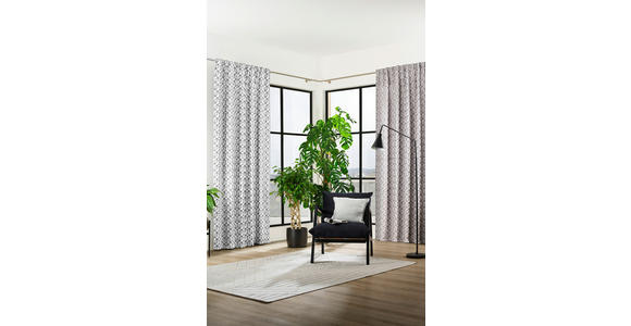 FERTIGVORHANG blickdicht - Weiß, KONVENTIONELL, Textil (140/260cm) - Dieter Knoll