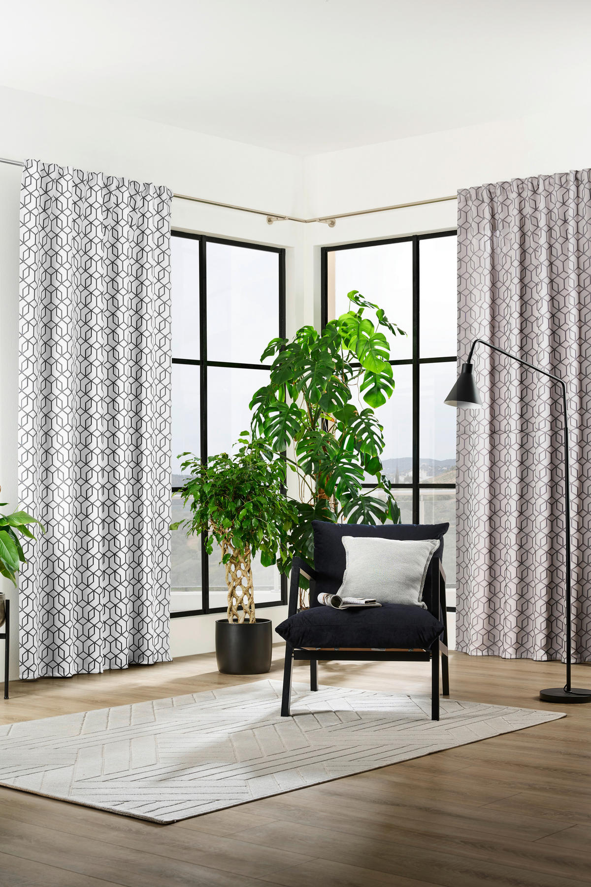 FERTIGVORHANG blickdicht  - Weiss, Konventionell, Textil (140/260cm) - Dieter Knoll