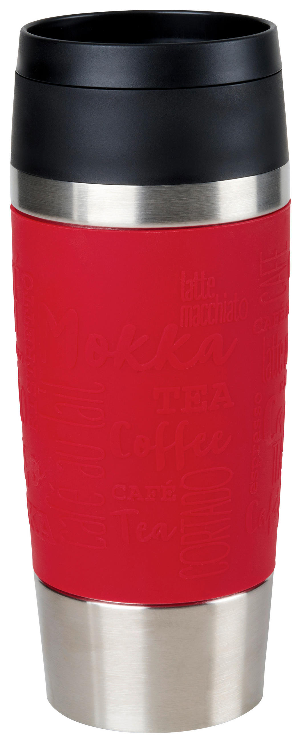 THERMOBECHER TRAVEL MUG 0,36 L  - Basics, Kunststoff/Metall (0,36l) - Emsa