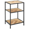 REGAL  42/64/35 cm Naturfarben, Schwarz  - Schwarz/Naturfarben, Design, Holz/Holzwerkstoff (42/64/35cm) - MID.YOU
