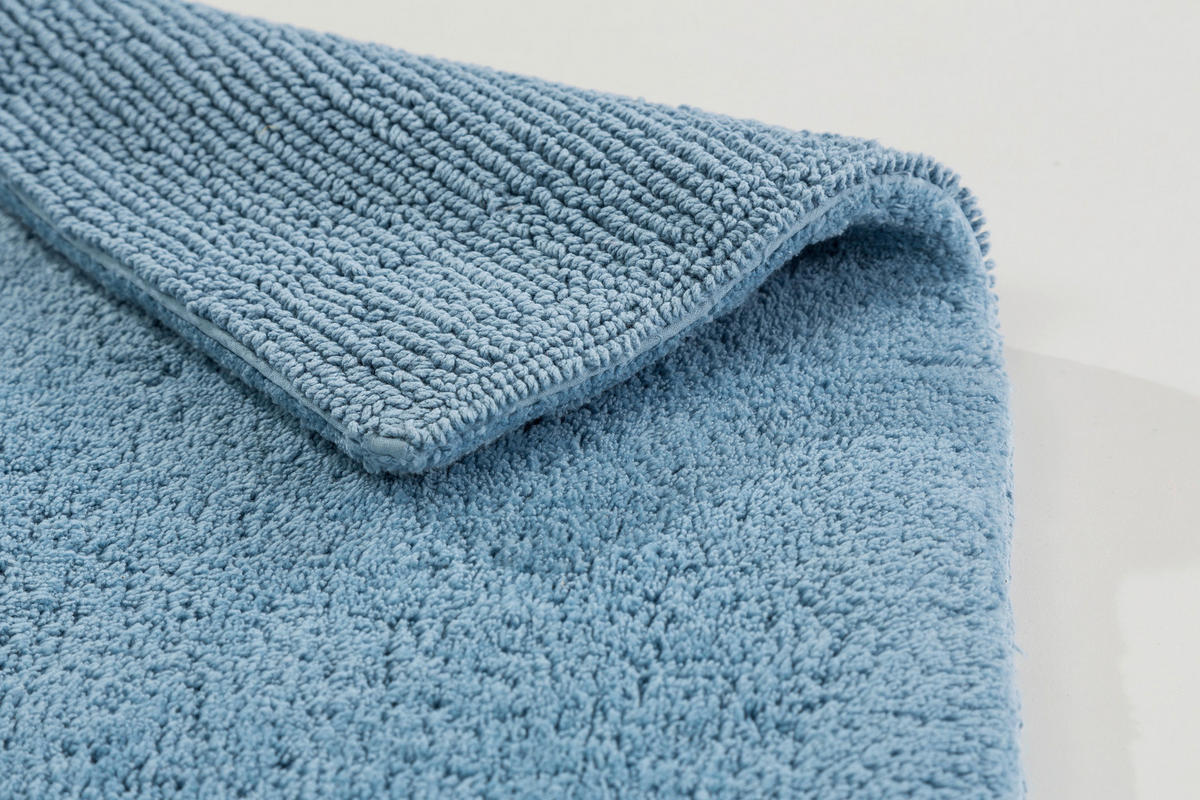 BADTEPPICH Hellblau 67/110 cm  - Hellblau, Basics, Textil (67/110cm) - Schöner Wohnen