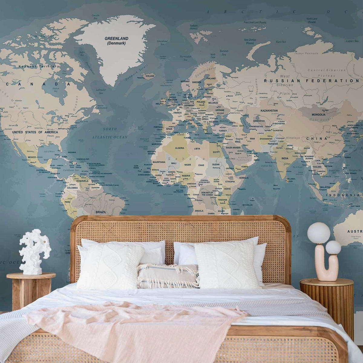 FOTOTAPETE  - Pastellblau, LIFESTYLE, Textil (150/105cm) - artgeist