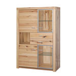 HIGHBOARD  102/166/38 cm 2 Schublade(n)  - Kernbuche, KONVENTIONELL, Glas/Holz (102/166/38cm) - Cantus