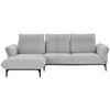 ECKSOFA in Webstoff Creme, Beige  - Beige/Creme, Natur, Textil (182/277cm) - Valnatura
