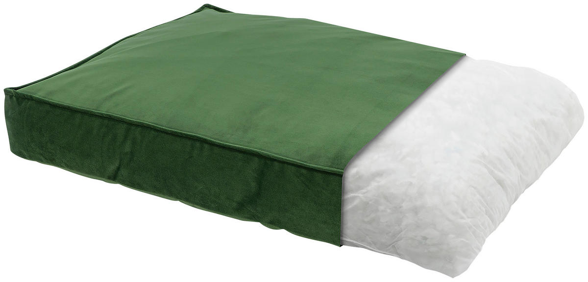 HAUSTIERKISSEN - Grün, Basics, Textil (100/15/70cm)