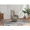 DREHSTUHL  in Grau  - Schwarz/Grau, MODERN, Leder/Metall (75/112/82cm) - Sit & More