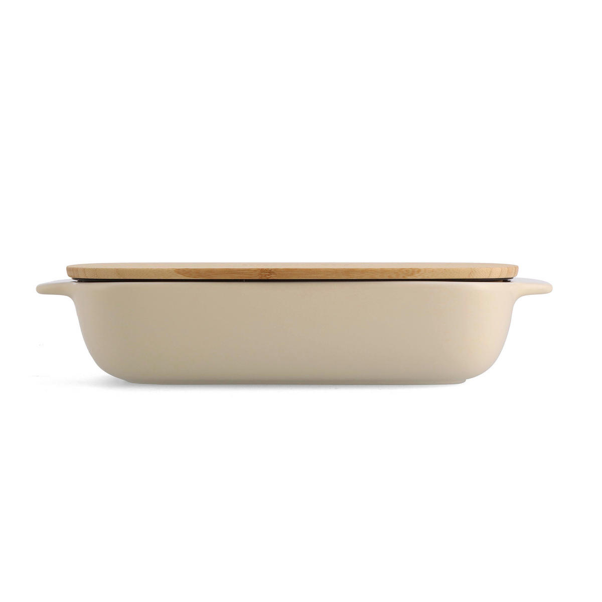 AUFLAUFFORM Keramik, Naturmaterialien Steingut  - Creme/Weiß, Basics, Naturmaterialien/Keramik (24cm) - Kitchenaid