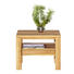 COUCHTISCH Wildeiche massiv quadratisch Eichefarben - Eichefarben, Design, Holz (75/75/58cm) - Linea Natura