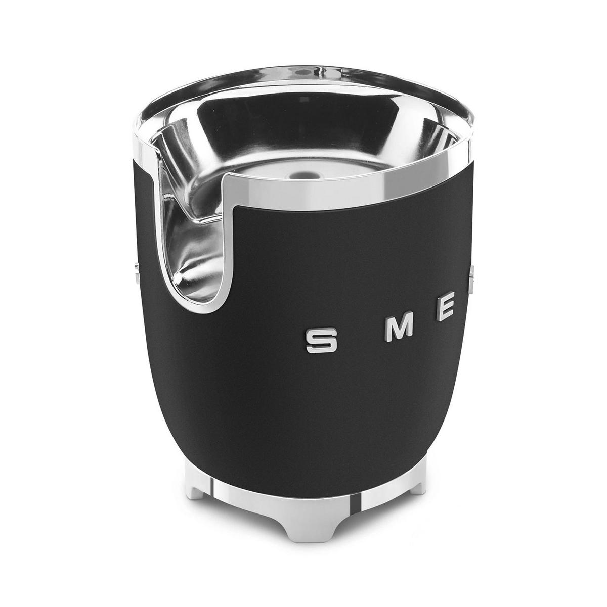 ZITRONENPRESSE - Schwarz/Weiß, Design, Metall (16,6/28,1/16,6cm) - SMEG