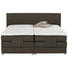 BOXSPRINGBETT 180/200 cm in Braun - Silberfarben/Braun, Design, Kunststoff/Textil (180/200cm) - Carryhome BOXSPRINGBETT 180/200 cm in Braun - Silberfarben/Braun, Design, Kunststoff/Textil (180/200cm) - Carryhome