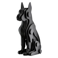 SKULPTUR - Schwarz, Basics, Kunststoff (12,5/28,5cm)
