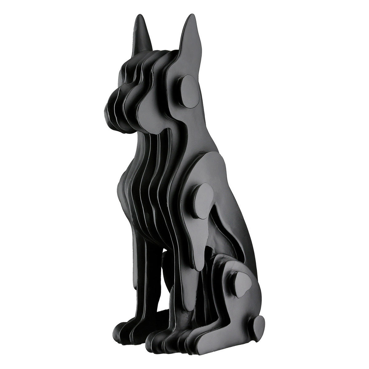 SKULPTUR - Schwarz, Basics, Kunststoff (12,5/28,5cm)