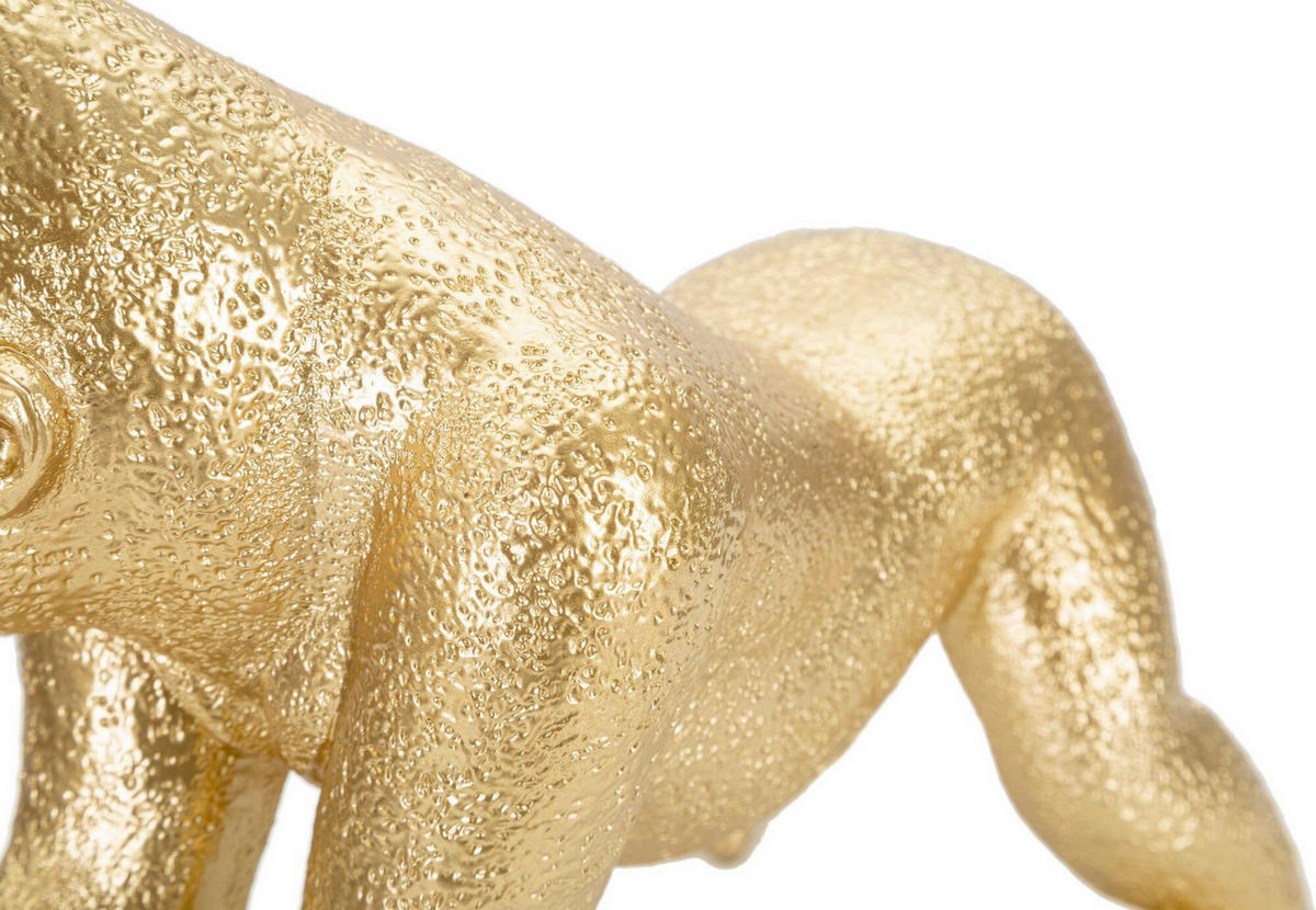 SKULPTUR - Goldfarben, Basics, Kunststoff (24.3/22.8/13.9cm)