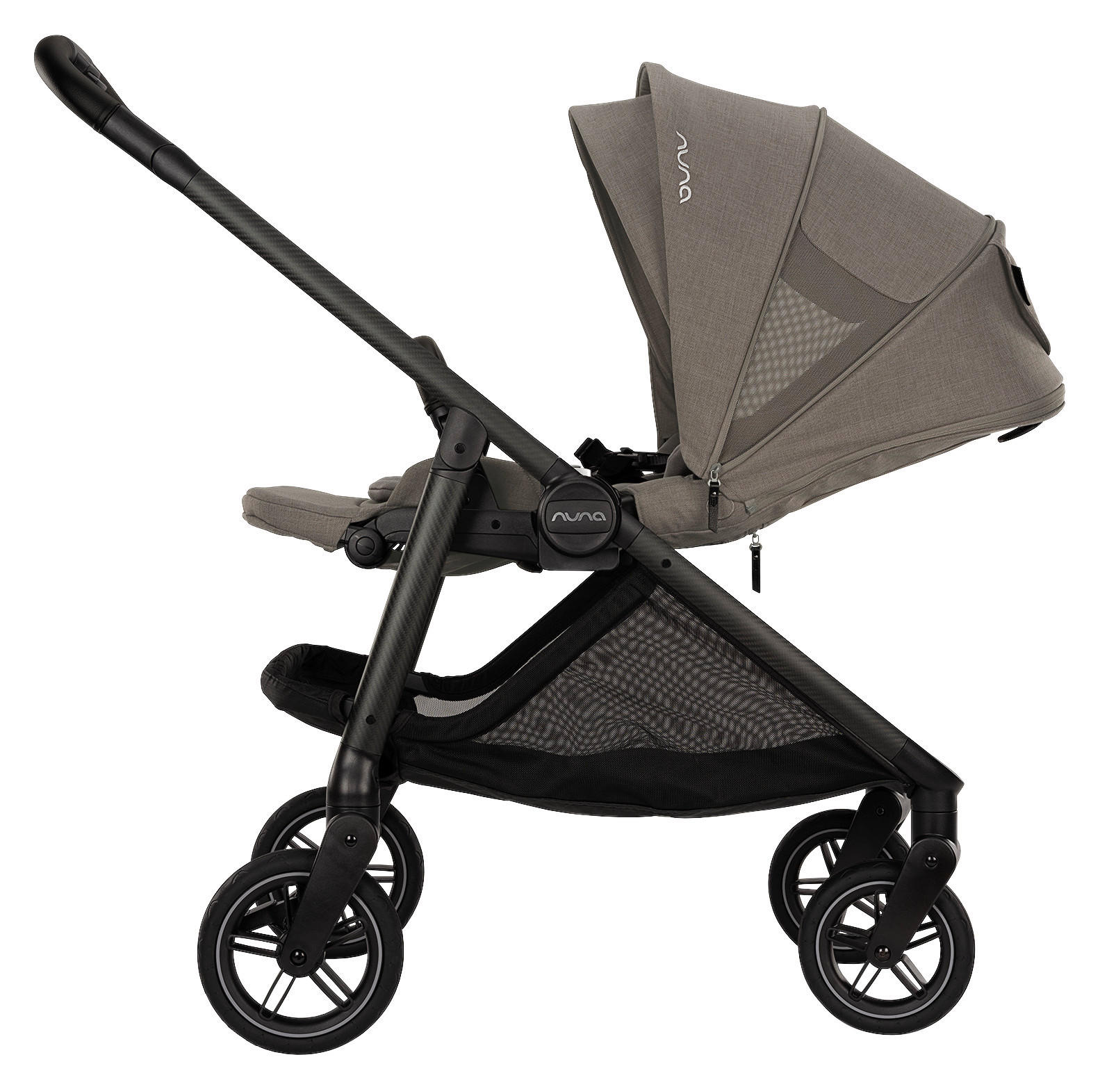 KINDERWAGEN  Swiv  Granite  - Schwarz/Grau, Basics, Textil/Metall (94/54/103cm) - Nuna