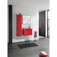 BADEZIMMER  in 70 cm  - Rot, Design, Glas/Holzwerkstoff (70cm) - Dieter Knoll